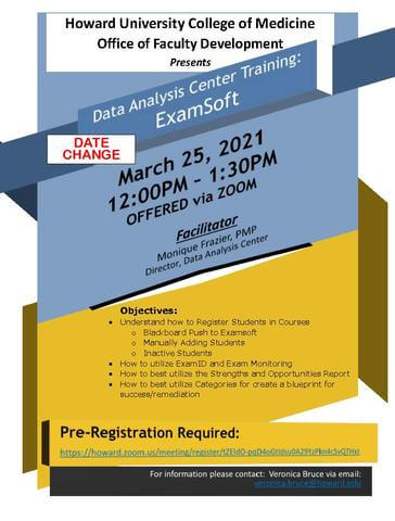 Data Analysis Center Training: ExamSoft