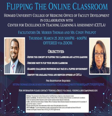 Flyer Flipping the Online Classroom Final